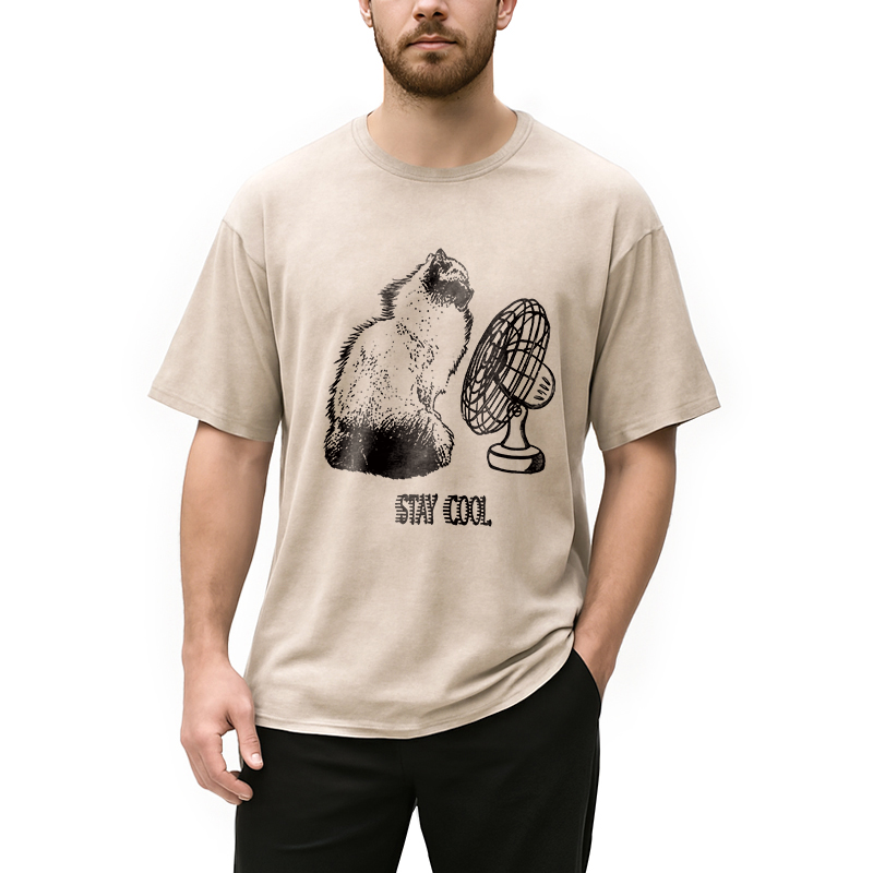 Modecanvas Stay Cool DTG Printing Washed T-Shirt