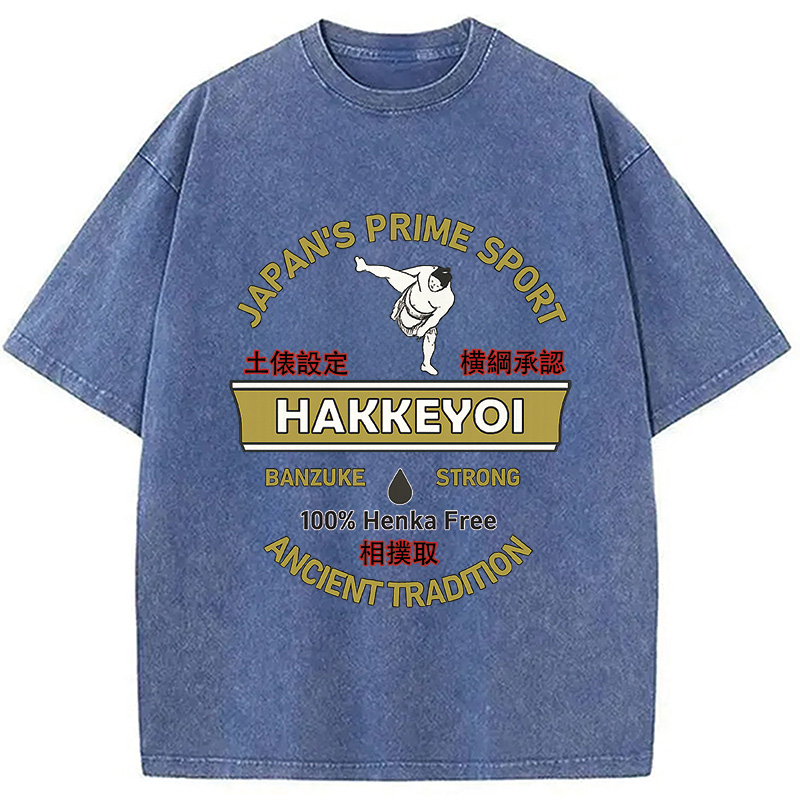 Modecanvas Sumo Japanese Vintage Washed T-Shirt