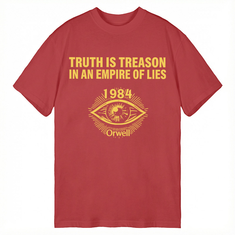 Modecanvas 1984 Orwell DTG Printing Classic T-Shirt-modecanvas