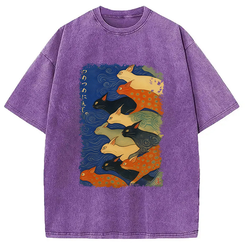 Modecanvas Claw-some Ninja Washed T-Shirt