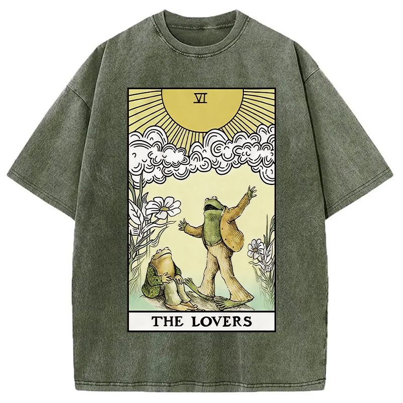 Modecanvas The Lovers Washed T-Shirt