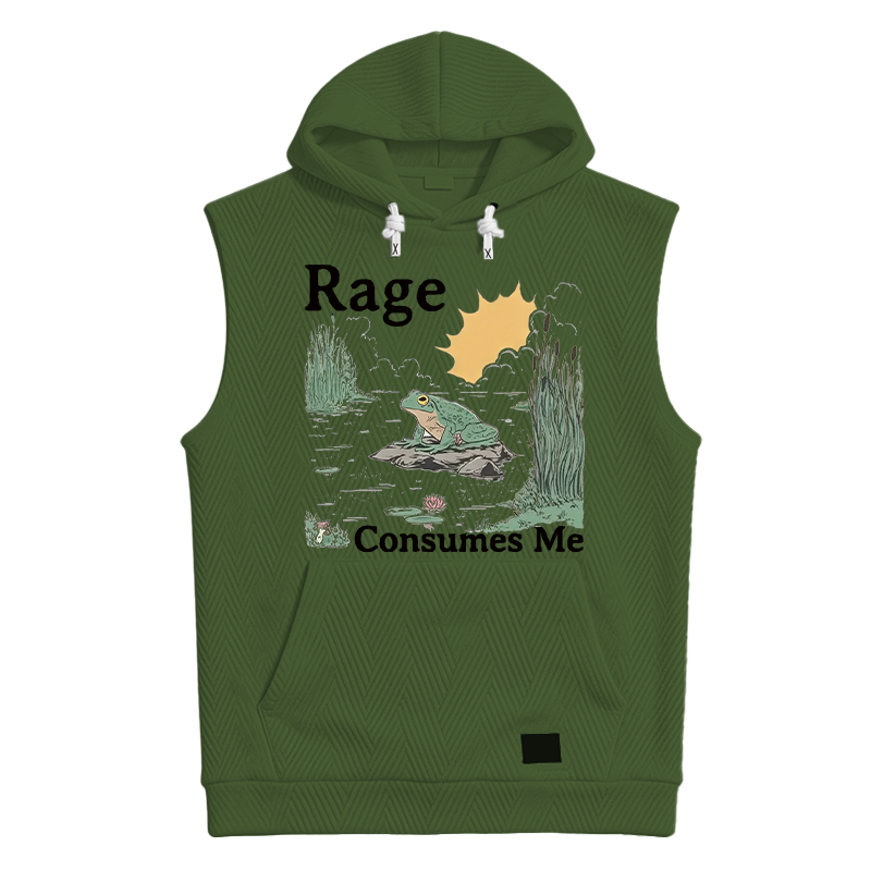 Modecanvas Rage Consumes Me Frog Pond Hooded Tank