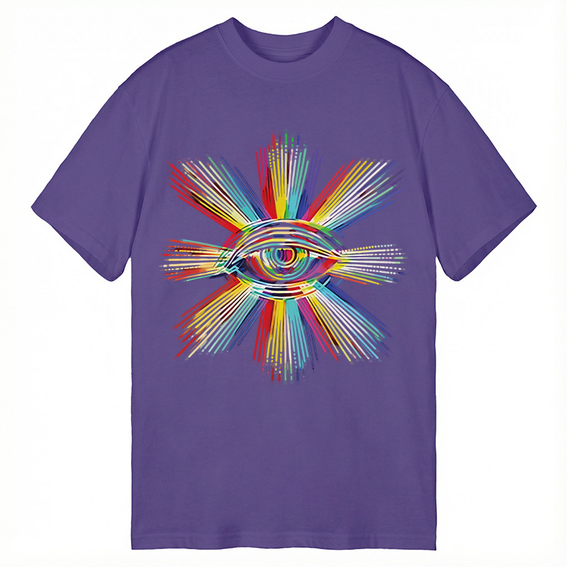 Modecanvas Prism of Perception DTG Printing Classic T-Shirt-modecanvas