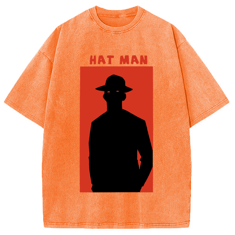 Modecanvas Hat Man Washed T-Shirt