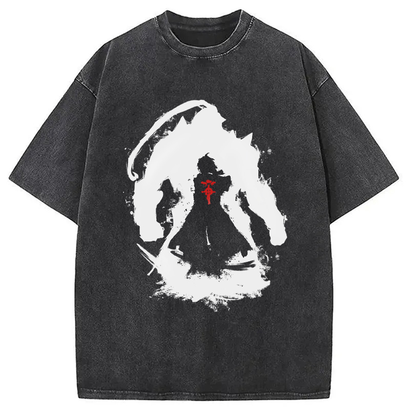 Modecanvas Elric Brothers - FMA Washed T-Shirt