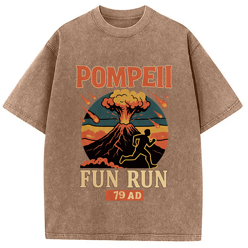 Modecanvas Fun Run DTG Printing Washed T-Shirt