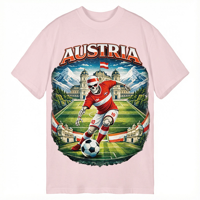 Modecanvas Austria Soccer DTG Printing Classic T-Shirt-modecanvas