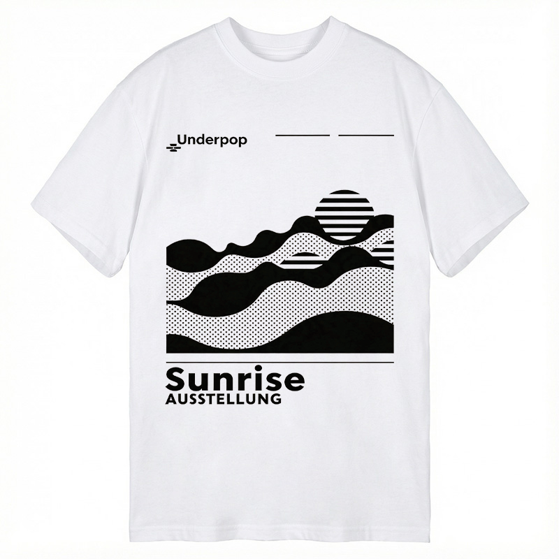 Modecanvas Sunrise DTG Printing Classic T-Shirt-modecanvas