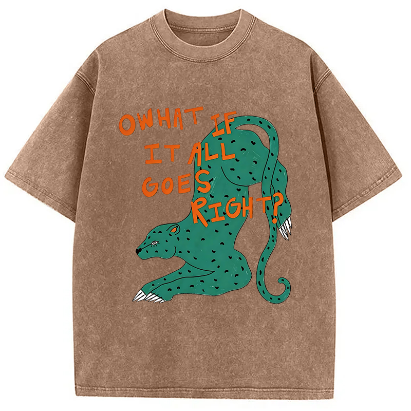 Modecanvas What If DTG Printing Washed T-Shirt