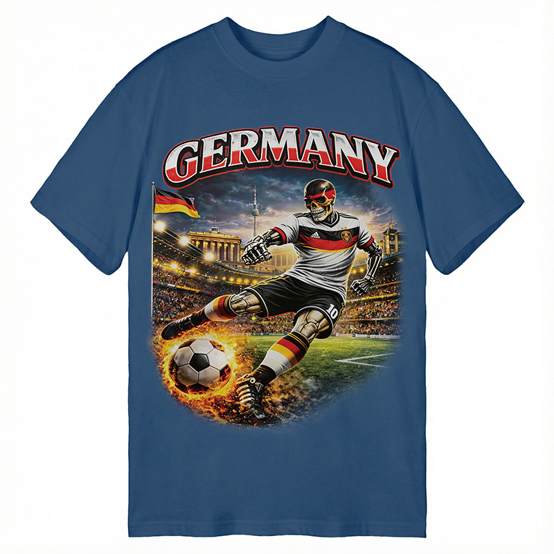 Modecanvas Germany Soccer Vintage DTG Printing Classic T-Shirt-modecanvas