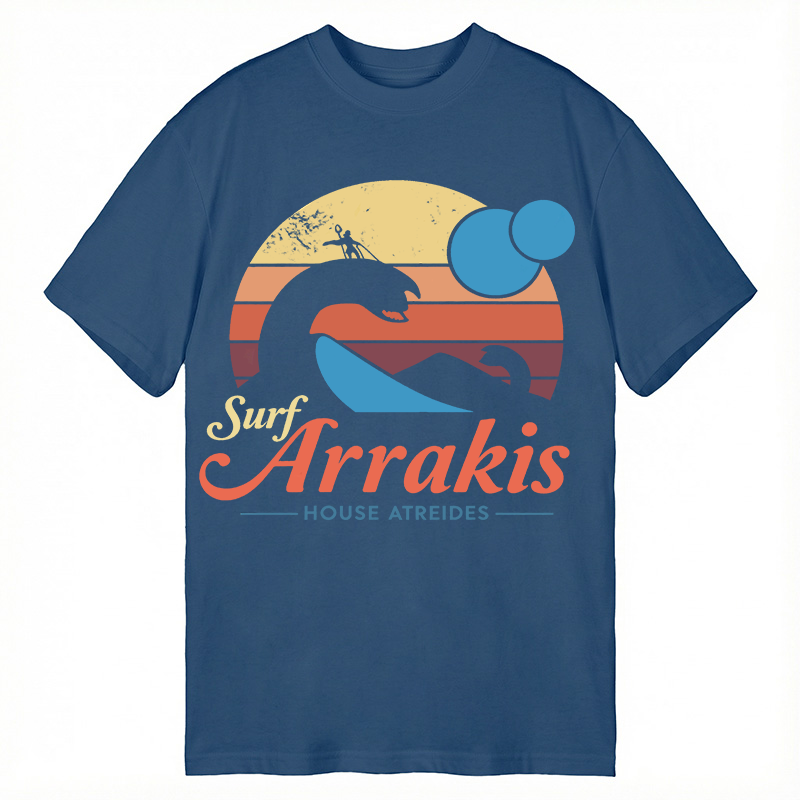 Modecanvas Visit Desert Planet DTG Printing Classic T-Shirt-modecanvas
