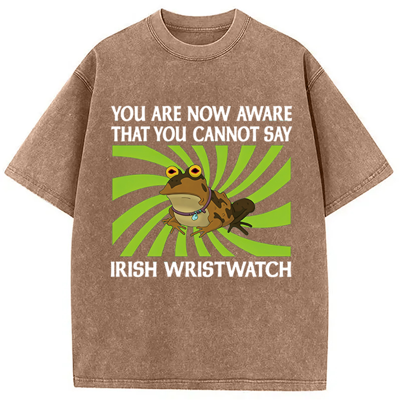 Modecanvas IRISH WRISTWATCH Washed T-Shirt-modecanvas