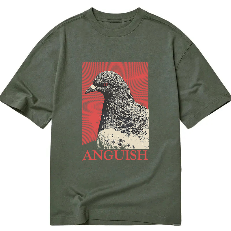 Modecanvas The Weight of Urban Anguish DTG Printing Classic T-Shirt-modecanvas