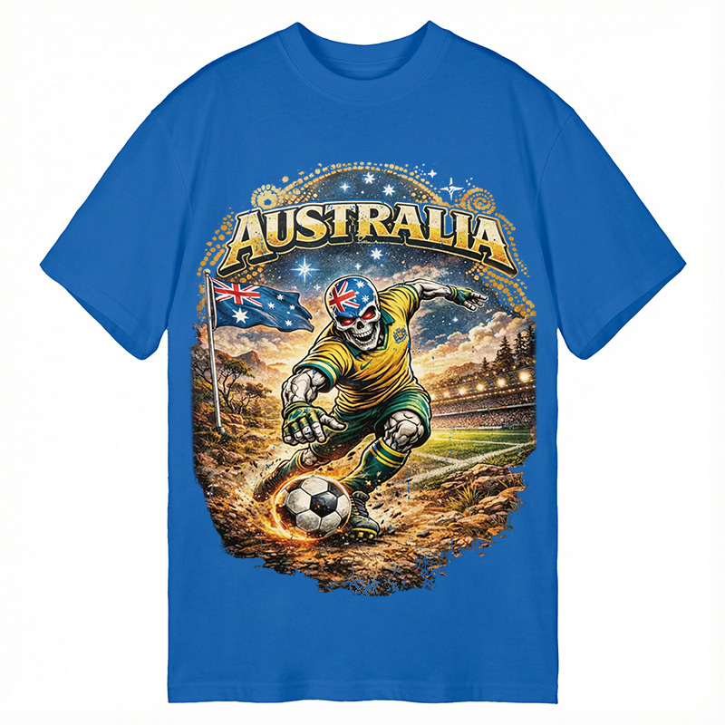 Modecanvas Australia Soccer DTG Printing Classic T-Shirt-modecanvas