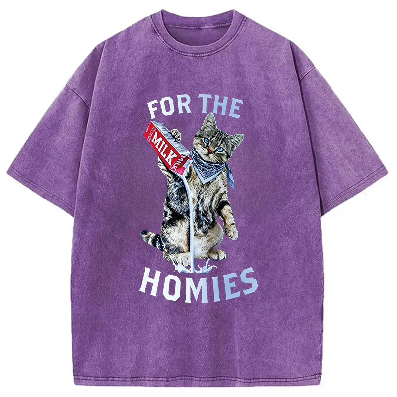Modecanvas For The Homies DTG Printing Washed T-Shirt