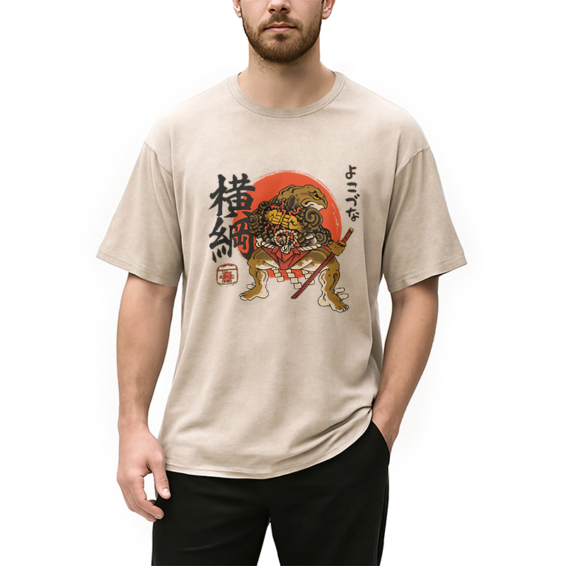 Modecanvas Yokozuna Japanese Washed T-Shirt