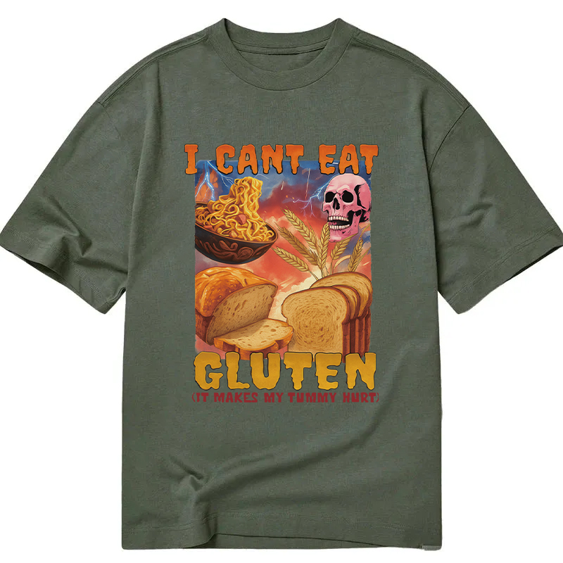 Modecanvas I Can't Eat Gluten Funny Meme Classic T-Shirt