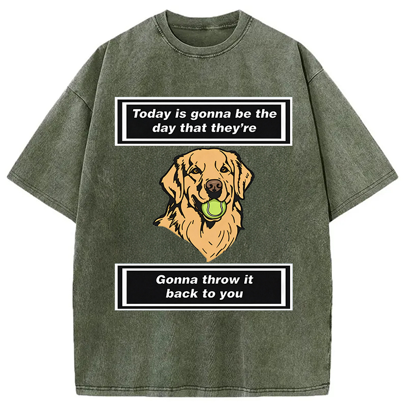 Modecanvas Back to You DTG Printing Washed T-Shirt