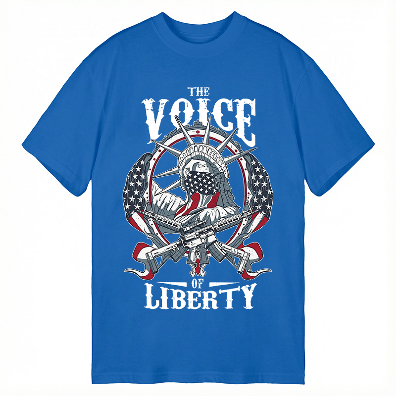 Modecanvas The Voice Of Liberty DTG Printing Classic T-Shirt-modecanvas