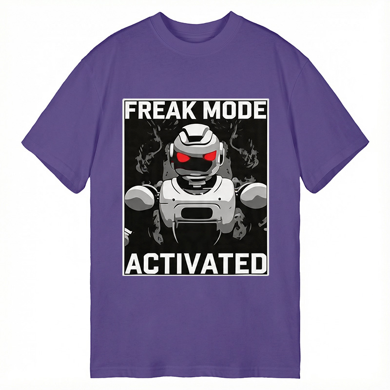 Modecanvas Freak Mode Activated DTG Printing Classic T-Shirt-modecanvas