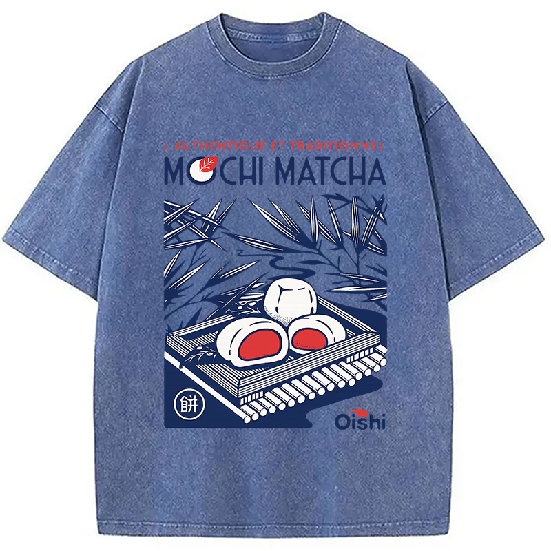 Modecanvas Mochi Matcha Oishi Market Washed T-Shirt