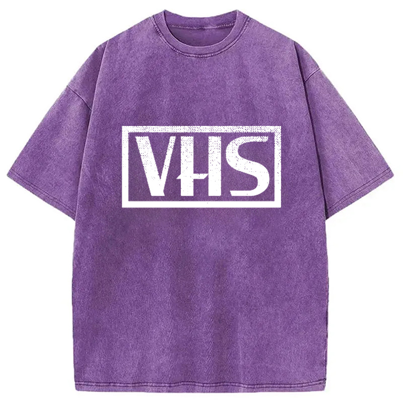 Modecanvas VHS Logo Washed T-Shirt