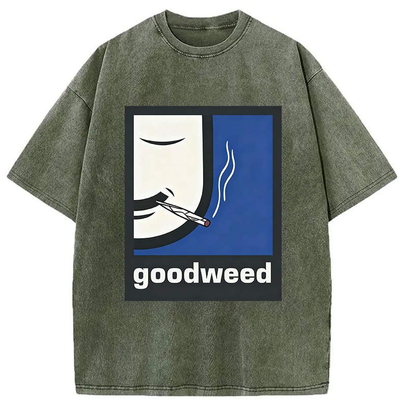 Modecanvas Goodweed DTG Printing Washed T-Shirt