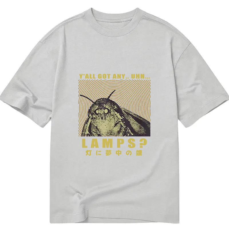 Modecanvas Moth Obsessed With The Light DTG Printing Classic T-Shirt-modecanvas