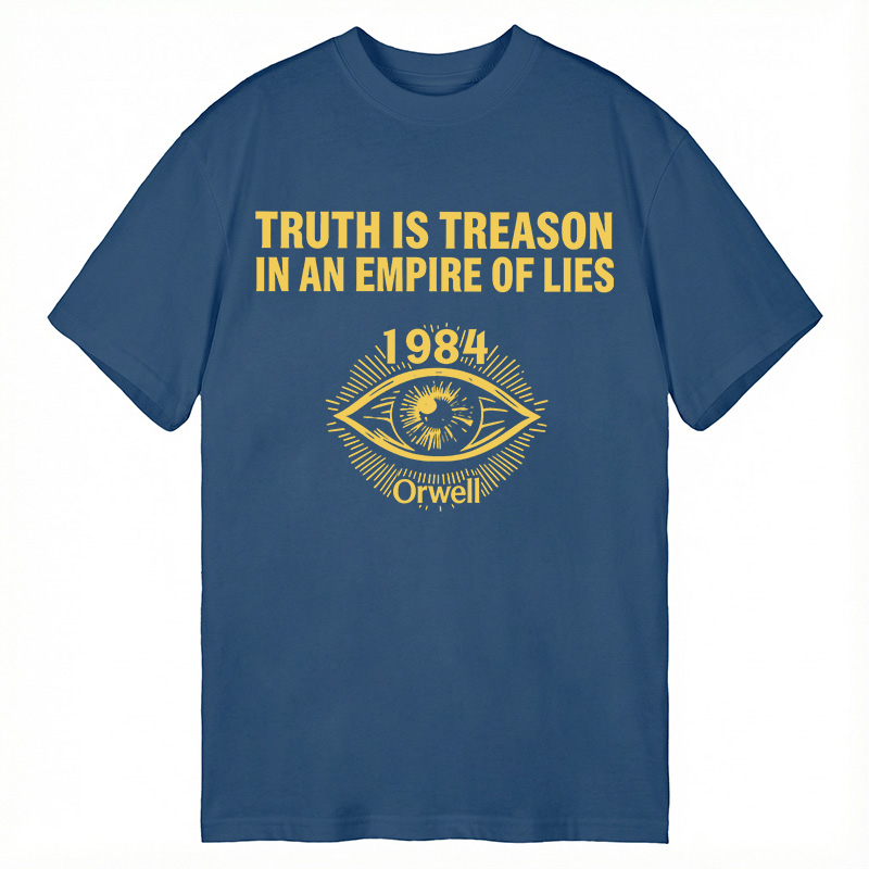 Modecanvas 1984 Orwell DTG Printing Classic T-Shirt-modecanvas