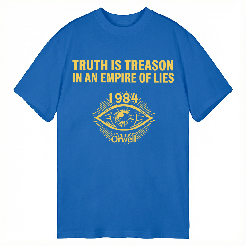 Modecanvas 1984 Orwell DTG Printing Classic T-Shirt-modecanvas