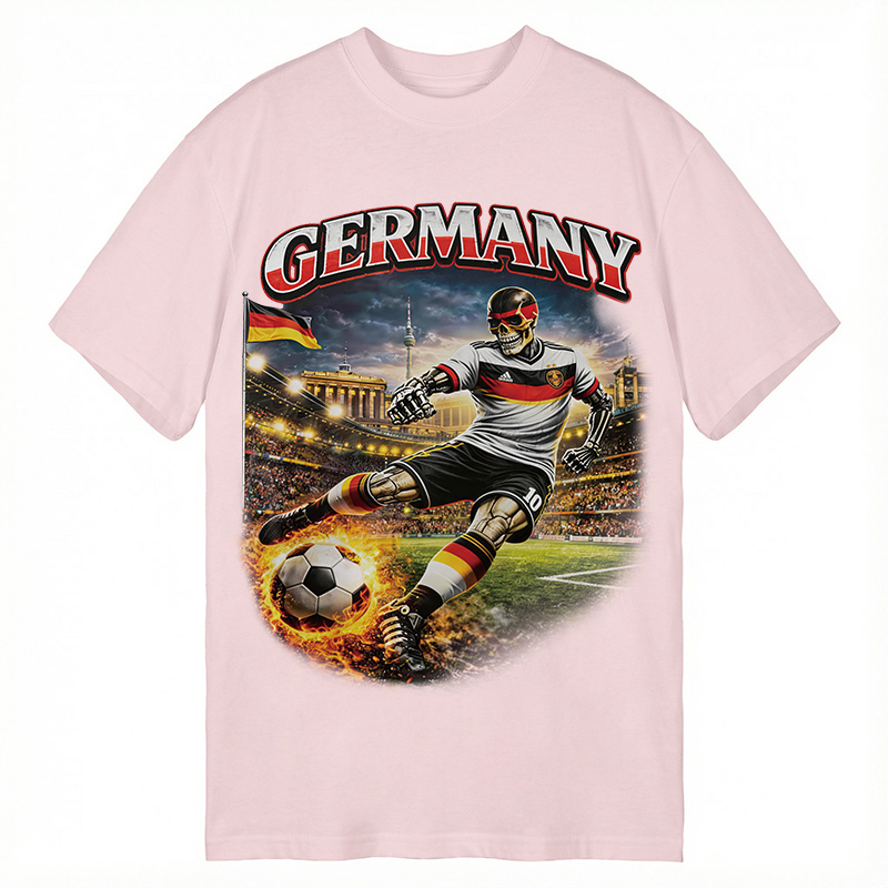 Modecanvas Germany Soccer Vintage DTG Printing Classic T-Shirt-modecanvas