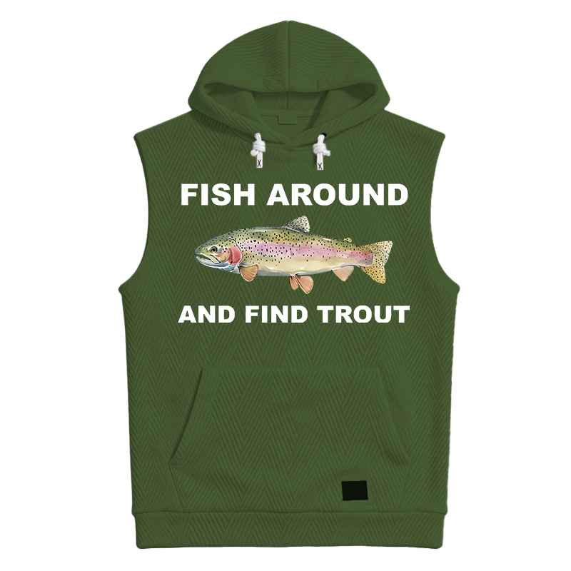 Modecanvas Fish Around and Find Trout Hooded Tank
