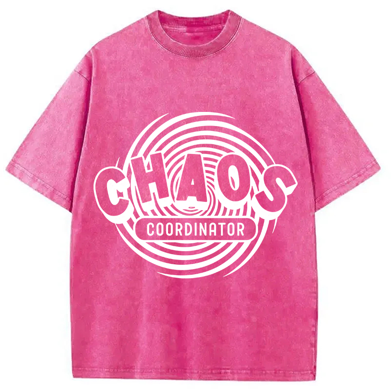 Modecanvas Chaos Coordinator DTG Printing Washed T-Shirt