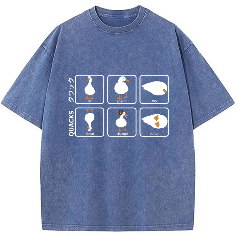 Modecanvas 3D Illustration Of A Duck Washed T-Shirt