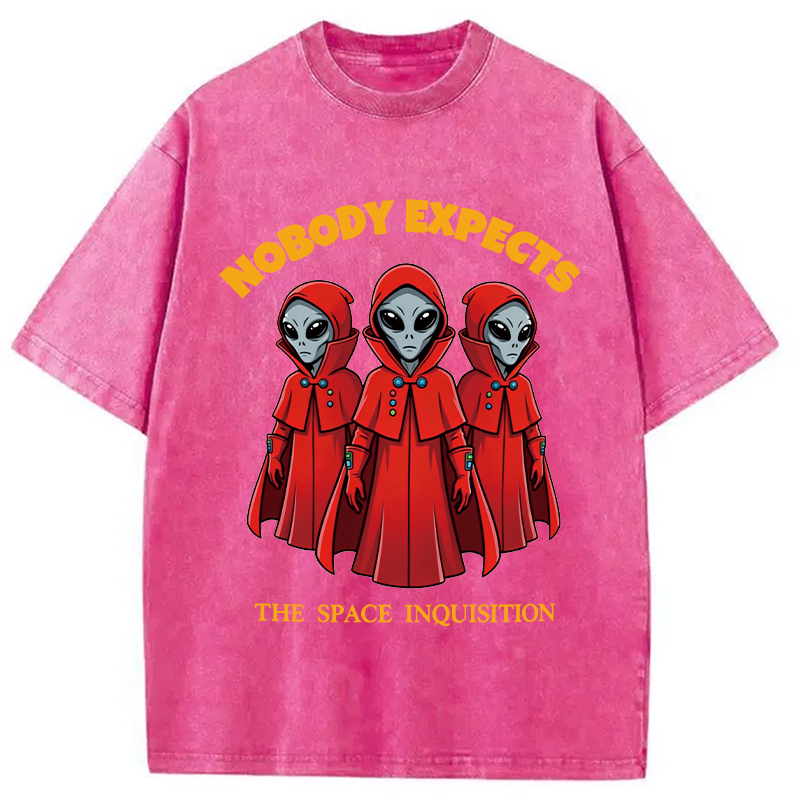 Modecanvas Alien Space Inquisition DTG Printing Washed T-Shirt