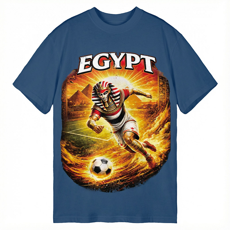 Modecanvas Egypt Soccer DTG Printing Classic T-Shirt-modecanvas