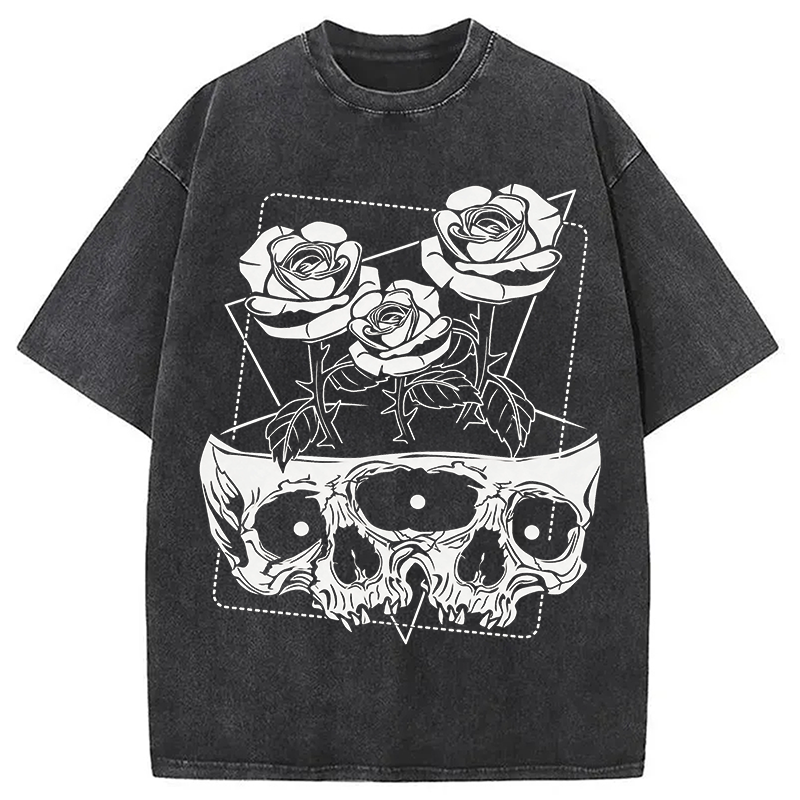 Modecanvas Ever After DTG Printing Washed T-Shirt-modecanvas
