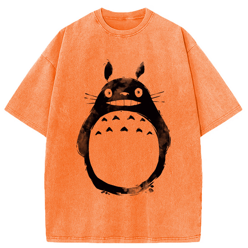 Modecanvas Forest Spirit Ink Washed T-Shirt