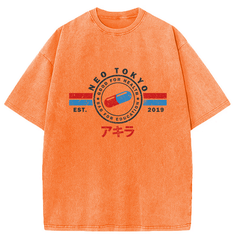 Modecanvas The Capsules Neo Tokyo Washed T-Shirt