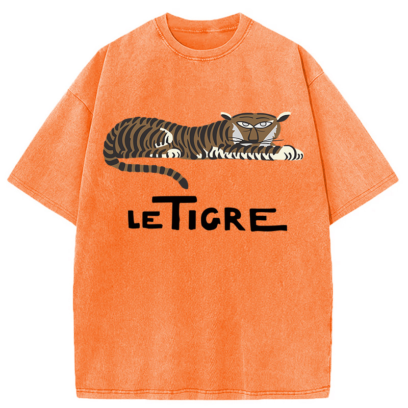 Modecanvas Le Tigre Washed T-Shirt
