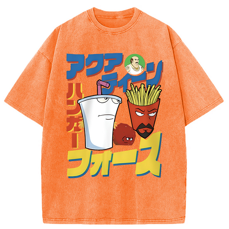 Modecanvas Retro Comics Vintage Washed T-Shirt