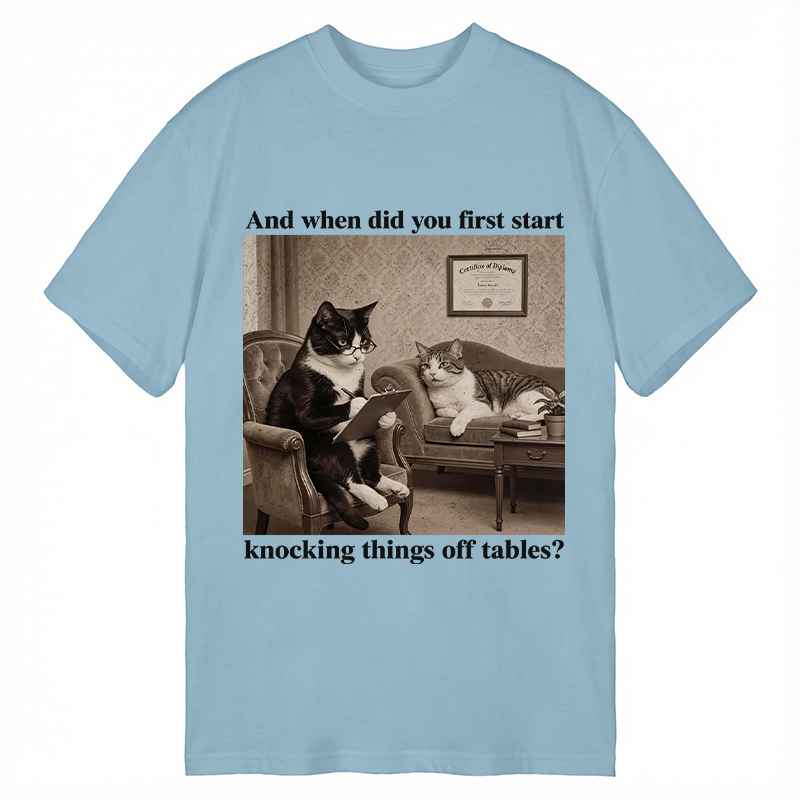 Modecanvas Sarcastic Cat DTG Printing Classic T-Shirt