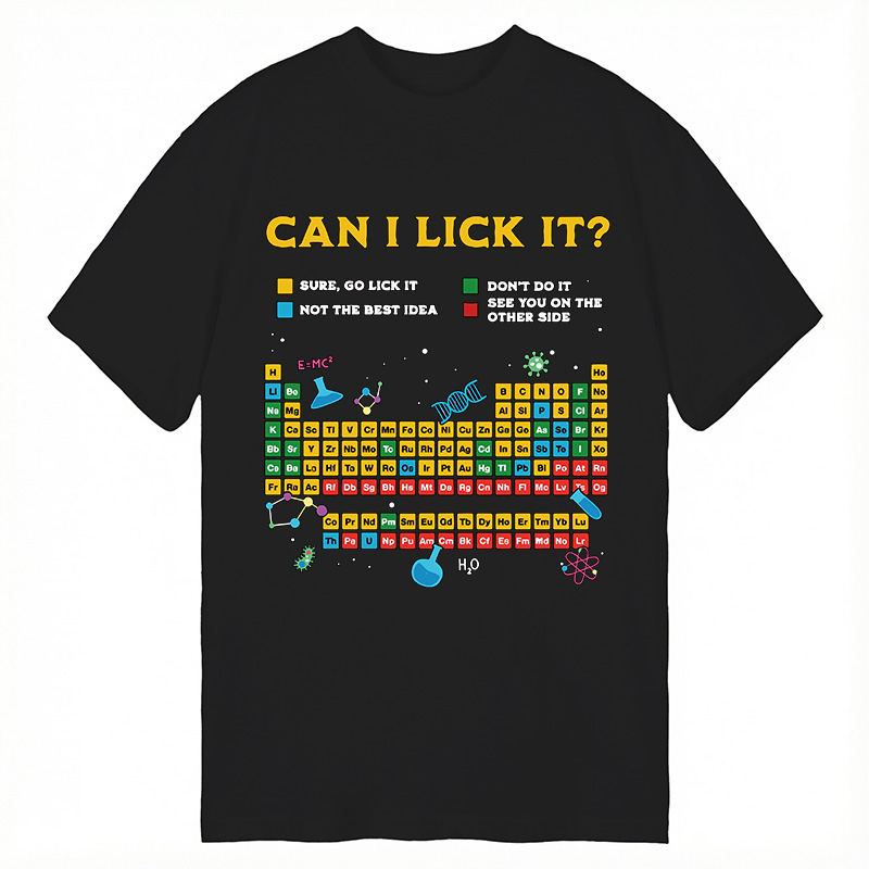 Modecanvas Periodic Table DTG Printing Classic T-Shirt-modecanvas