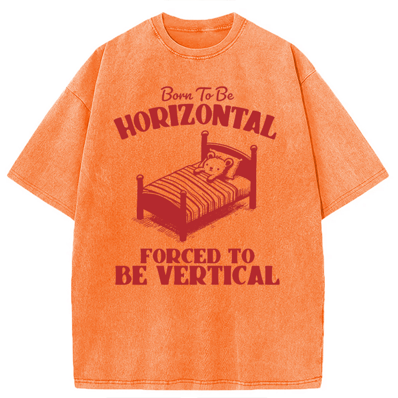 Modecanvas Mental Health Retro Meme DTG Printing Washed T-Shirt