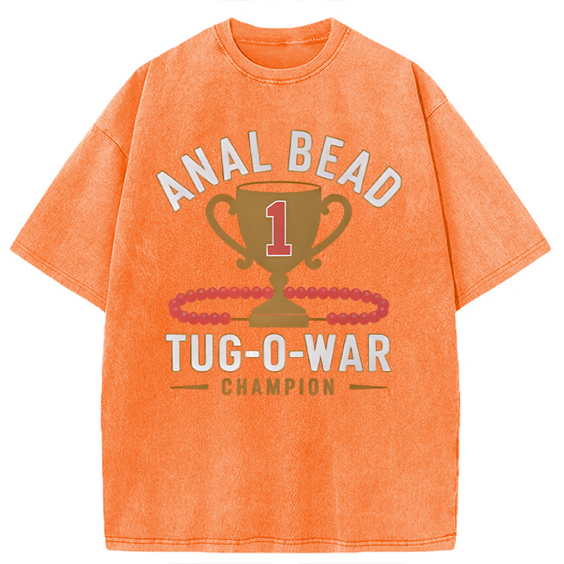 Modecanvas Champion Funny DTG Printing Washed T-Shirt