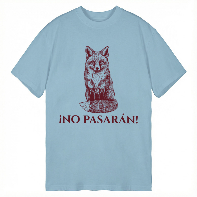 Modecanvas No Pasarán Fox DTG Printing Classic T-Shirt