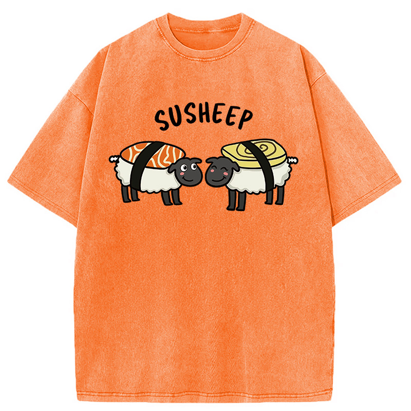 Modecanvas Susheep DTG Printing Washed T-Shirt