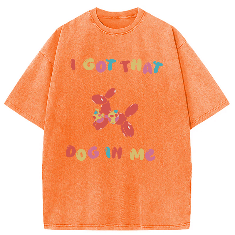 Modecanvas Clowncore Meme DTG Printing Washed T-Shirt