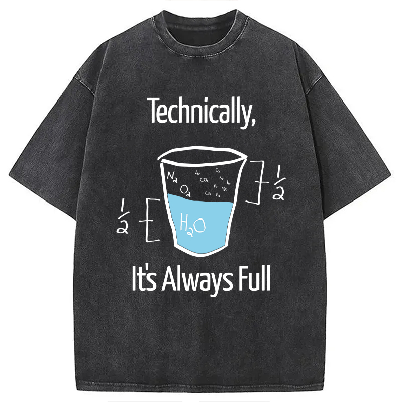 Modecanvas Science Is Optimistic DTG Printing Washed T-Shirt