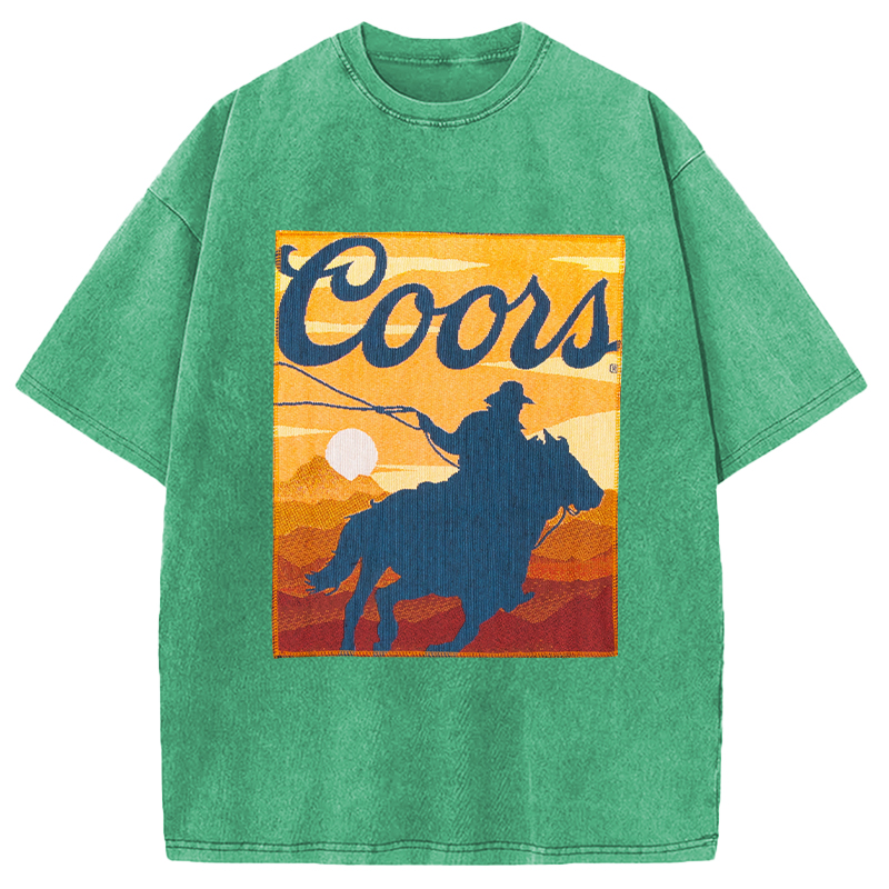 Modecanvas Coors DTG Printing Washed T-Shirt